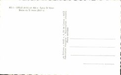 Estatua del St Veran de CPSM Utelle alt Church de los piscardos del St