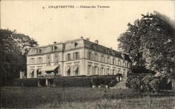 CPA Chartrettes Castle of the Terraces