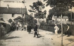 CPA Chartrettes Bowling pitch TOP Set of balls Game of bowls