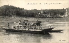 CPA Chartrettes the Passage of the Vat on the Seine