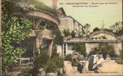 CPA Chartrettes Return of the Sinners Being restored of the Terraces