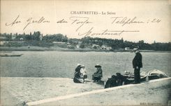 CPA Chartrettes the Seine