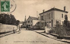 CPA Chartrettes Main street Post offices and Telegraphs