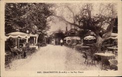 CPA Chartrettes Flowered Puy