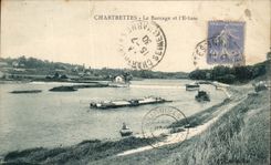 CPA Chartrettes Stopping and the Lock Barge