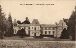 CPA Chartrettes Castle Of the Pre Northern Frontage