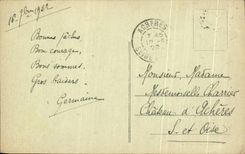 CPA Chartrettes the Monument Of the Militaria Brave men