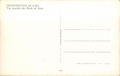 CPA Chartrettes View of the Edges of the Seine