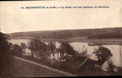 CPA Chartrettes the Seine Seen Heights of rouillon