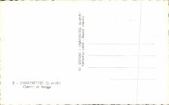 CPSM Chartrettes Tow path