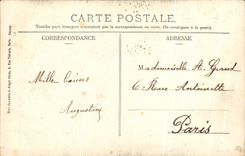 CPA Entrance of Chartrettes Road of Melun