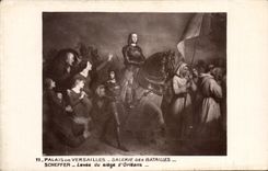 CPA Palais De Versailles Gallery Of the Scheffer Battles Raised Of the Seat of Orleans