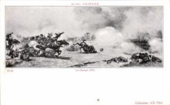CPA Chartier the Load 1870 Militaria