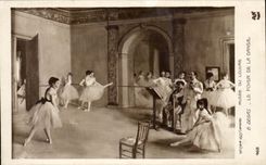 CPA Museum Of the Louvre E Degas the Hearth Of the Dance