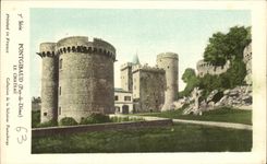 CPA Pontgibaud the Castle