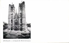 CPA Bruselas colegial S Miguel y Gudulia