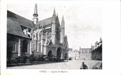 CPA Ypres Church St Martin