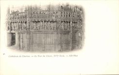 CPA the Turn of Cheur Cathedral of Chartres