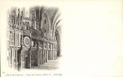 CPA the Turn of Cheur of Chartres