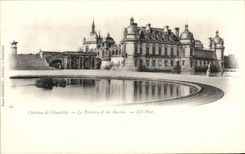 CPA Chateau De Chantilly Le Parterre Les Bassins 