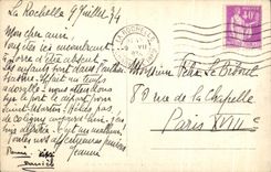 CPA La Rochelle the Large Clock Boats