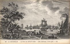 CPA La Rochelle the Port with the 18th Boats