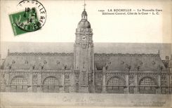 CPA La Rochelle the New Station Central Building Dimensions Court