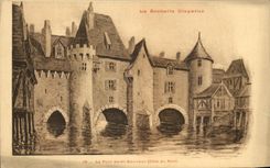 CPA La Rochelle Disparue the Bridge Saint Saver Dimensions port