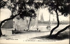 Outgoing CPA La Rochelle Bateaux De pehce of the port