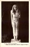 CPA Musee Du Louvre Ststaue De La Dame Nesa Calcaire Egypte