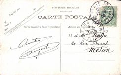CPA Enfants Muse Lyre 