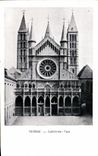 CPA Tournai Cathedrale Face