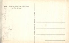 CPA Left the Port of the La Rochelle to the moonlight Boat