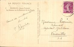 CPA Hendaye La Bidassoa seen of the Boulevard of the Beach