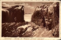 CPA Pouring Gavarnie Breach Of Spanish Roland