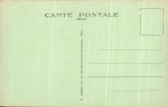 Lumbrera de CPA Paris y estatua del carrusel del La de Paris