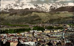 CPSM Grenoble View and the Chain of Belledonne