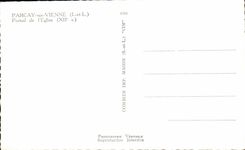 CPA Parcay sur Vienne Portail de l'Eglise 