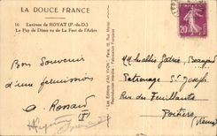 CPA Soft France Surroundings De Royat Puy De Dome Seen Of Make Tree