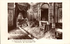 CPA Palate De Fontainebleau Room Of Napoleon 1st
