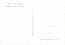 CPSM Villandry Le Donjon et les Jardins