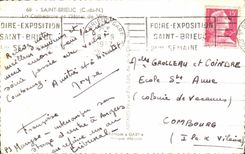 CPSM Saint Brieuc La Cathedral and the Town hall