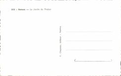 CPSM Rennes Le Jardin du Thabor