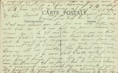 CPA Grandvillers Statue of General Saget Children