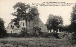 CPA St Lambert Des Bois Eglise Historique Cimetiere De Port Royal Des Champs
