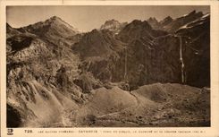 CPA the High Pyrenees Gavarnie Fund Of Cinque Marbore and its large cascade