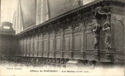 CPA Abbey De Pontigny Stalls
