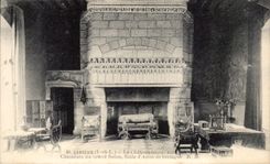 CPA Langeais Le Chateau Cheminee Du Grand Saion Salle d'Anne De Bretogue