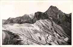 CPA Pyrenees Ocean Col et Route du Tourmalet Descente sur Bareges et Nouvelle