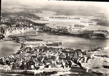 CPA en aire visto Bretana en el santo Malo del primero plano en el segundo plan